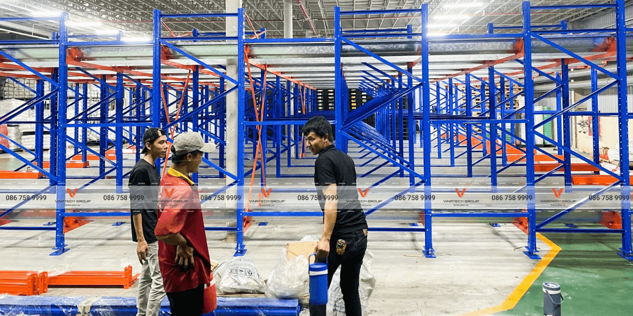 Kệ kho hàng tại KCN Thịnh Phát tỉnh Long An