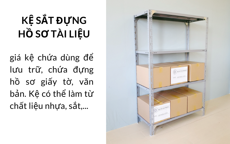 Kệ sắt đựng hồ sơ tài liệu