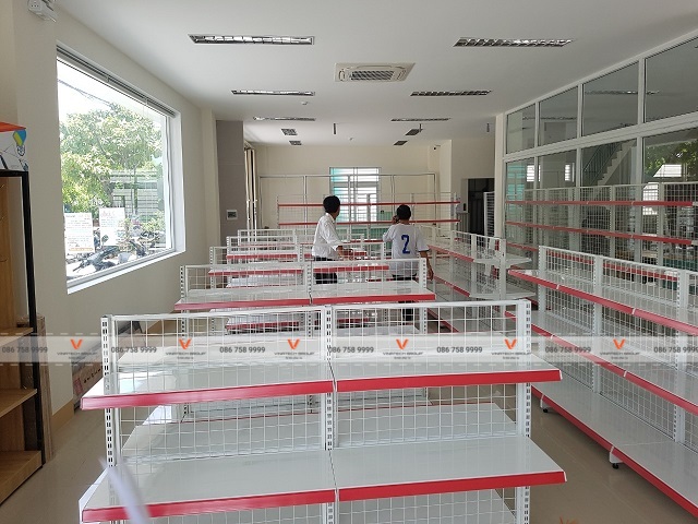 Cách xếp sách trưng bày