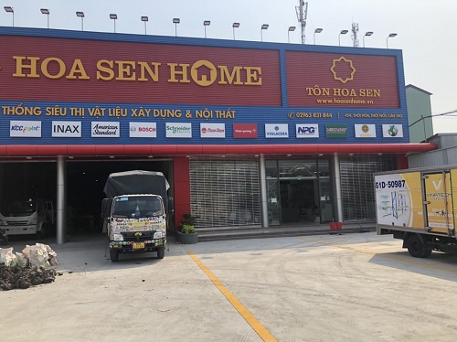 Lắp đặt kệ trung tải tại Tập đoàn Hoa Sen tại Cần Thơ