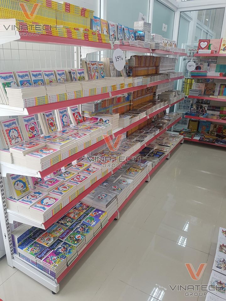 Cách xếp sách trưng bày