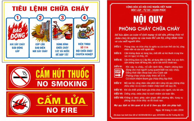 Quy định phòng cháy chữa cháy kho hàng
