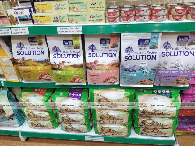 sản phẩm cho cửa hàng thú cưng