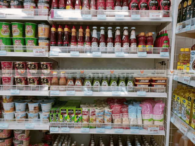 Cách trưng bày cửa hàng tạp hóa nhỏ
