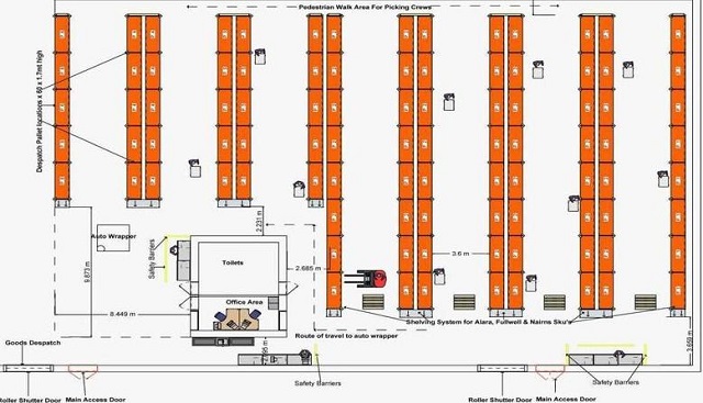 Vẽ sơ đồ kho bằng Excel