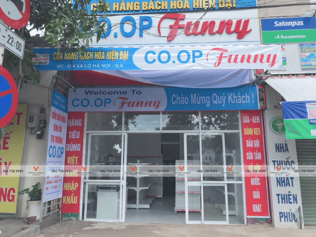 ưu diểm sang nhượng tạp hóa