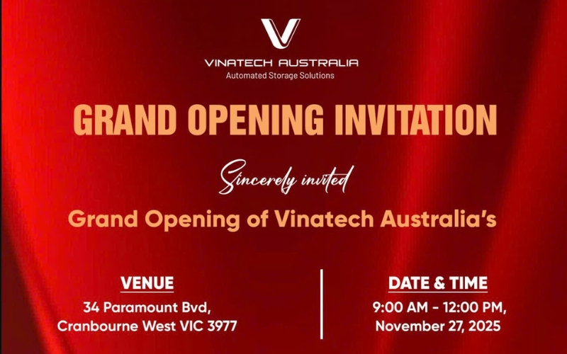 [COMING SOON] – VINATECH GROUP KHAI TRƯƠNG CHI NHÁNH ĐẦU TIÊN TẠI ÚC
