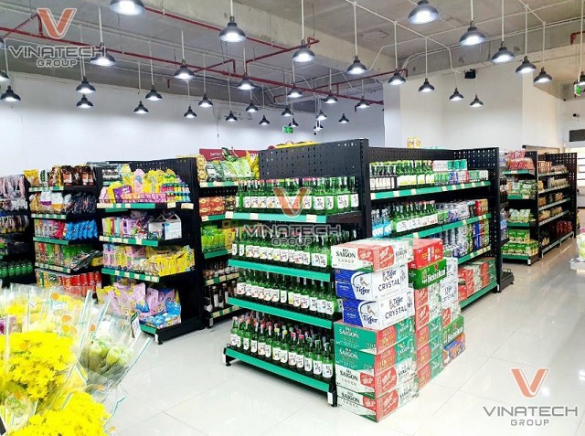 Thiết kế siêu thị mini 200m2