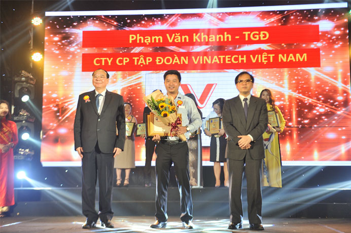 Vinatech đạt chứng nhận SP Thương hiệu Chất lượng vàng