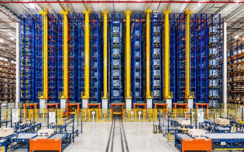 Kho tự động lắp đặt kệ ASRS tự động hóa toàn phần 