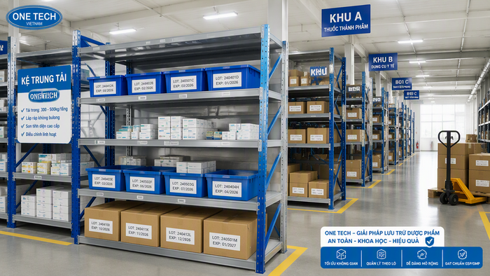 nhà cung cấp kệ kho dược