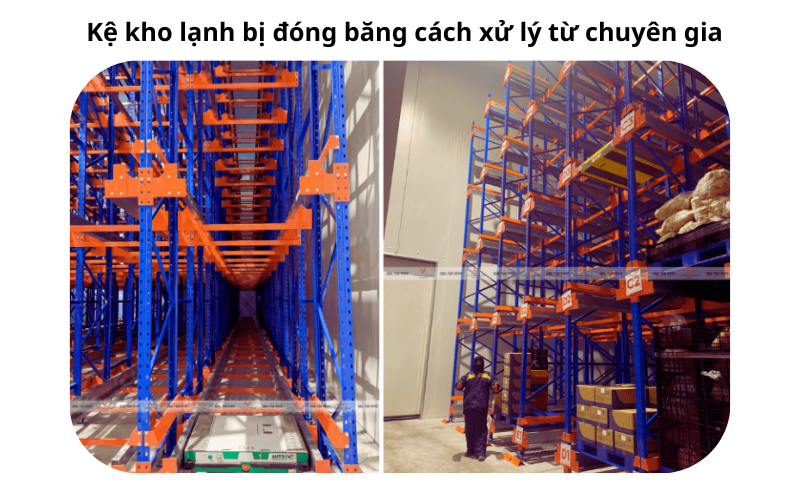Kệ kho lạnh bị đóng băng cách xử lý từ chuyên gia