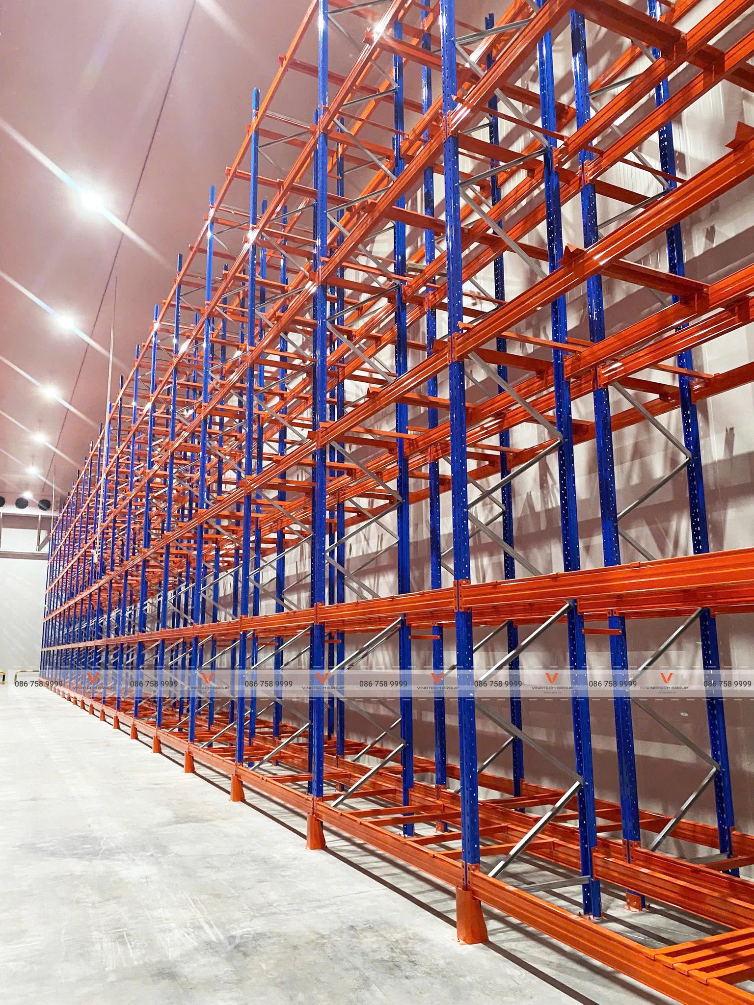 dự án kệ kho lạnh