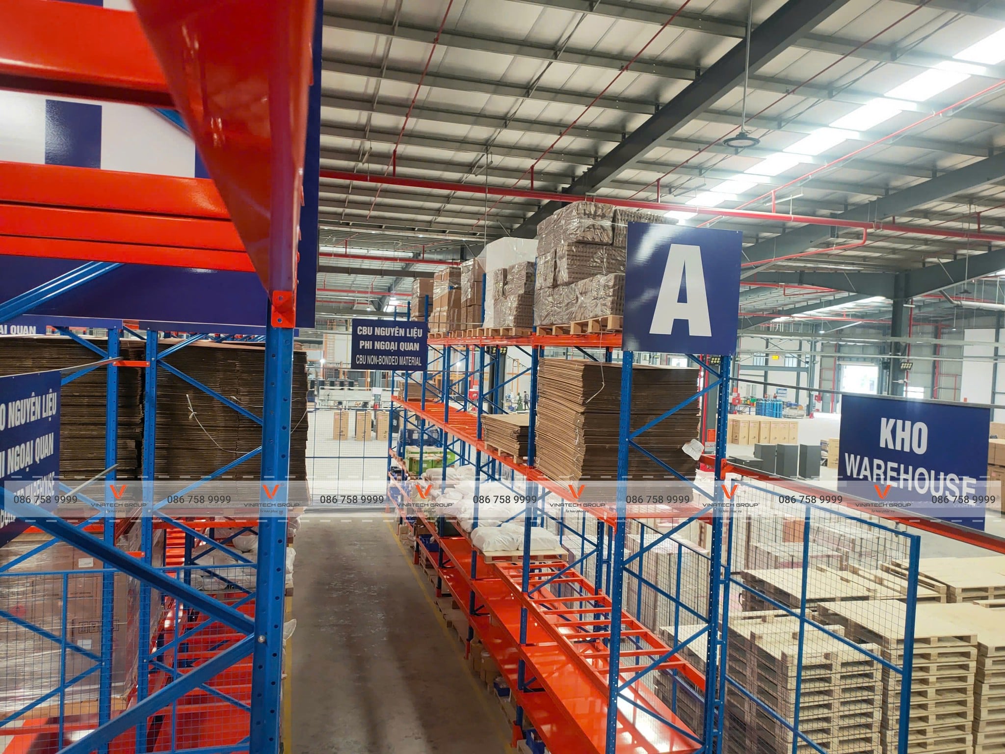 Dự án lắp đặt kệ kho tại nhơn trạch