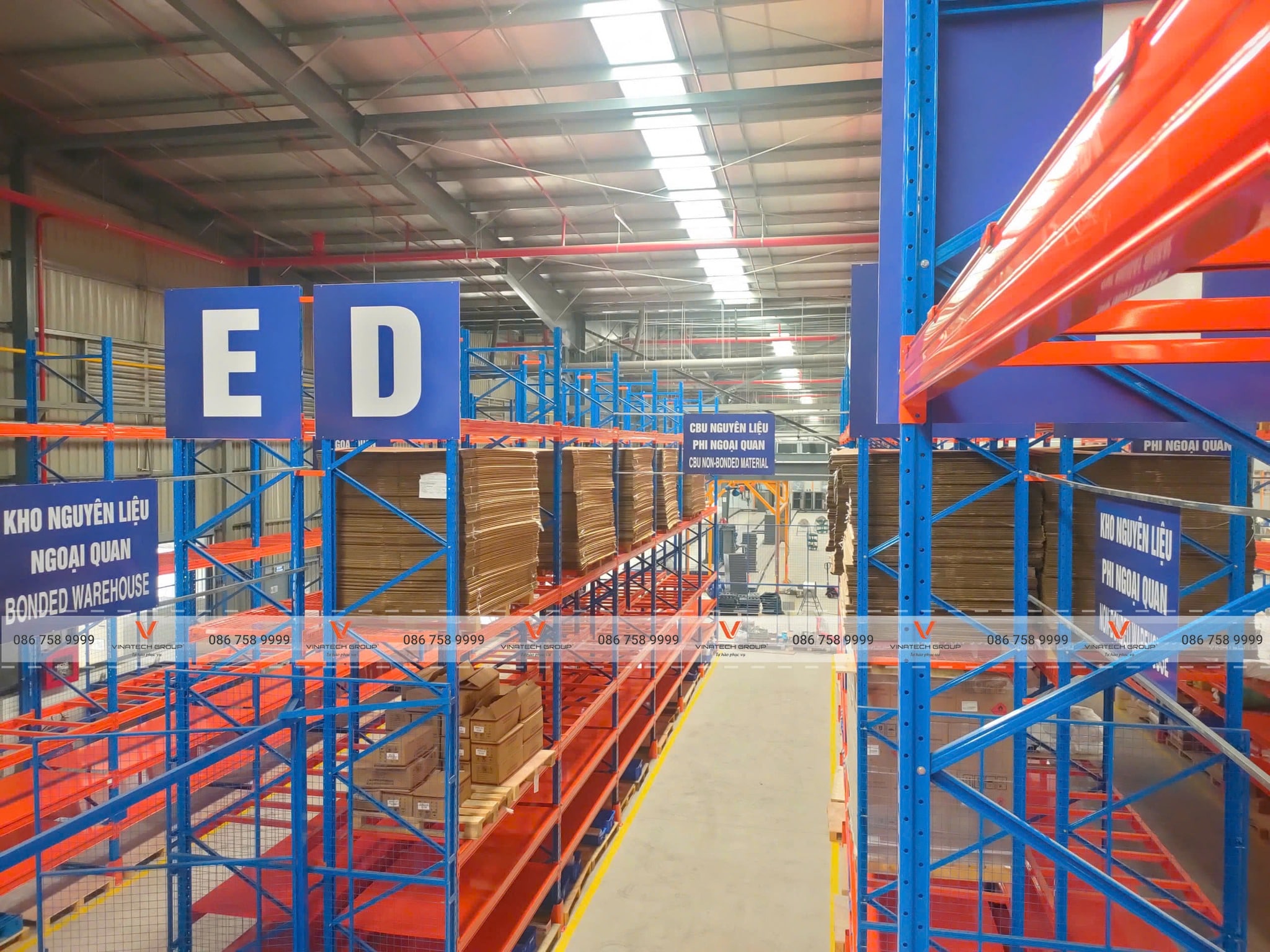 Dự án lắp đặt kệ kho tại nhơn trạch