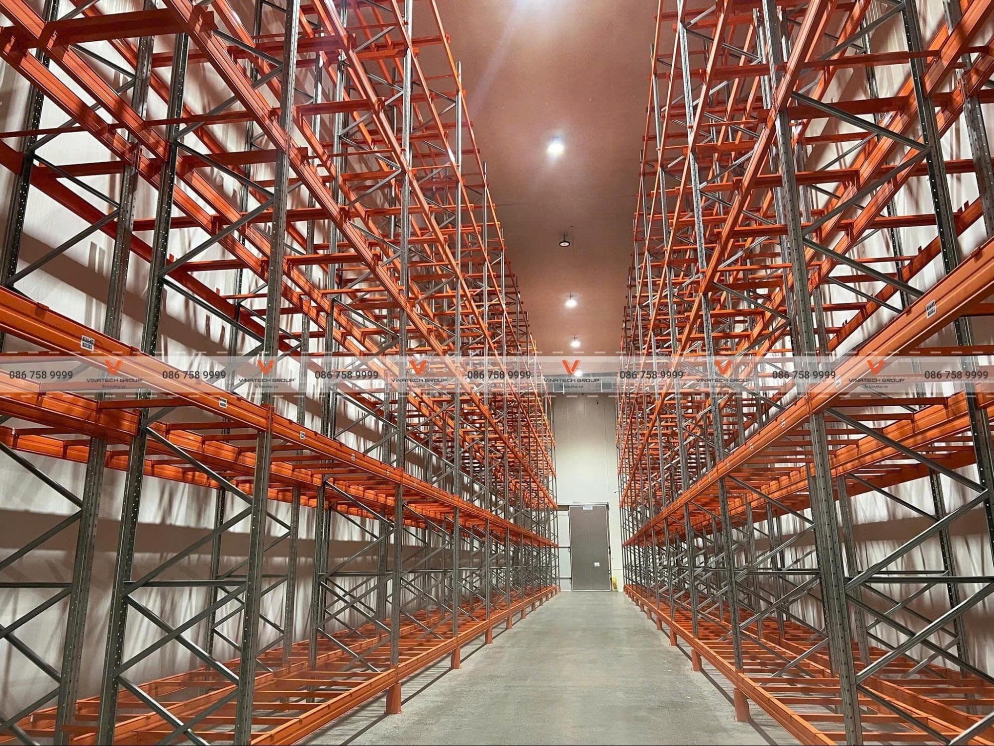 Food warehouse racking