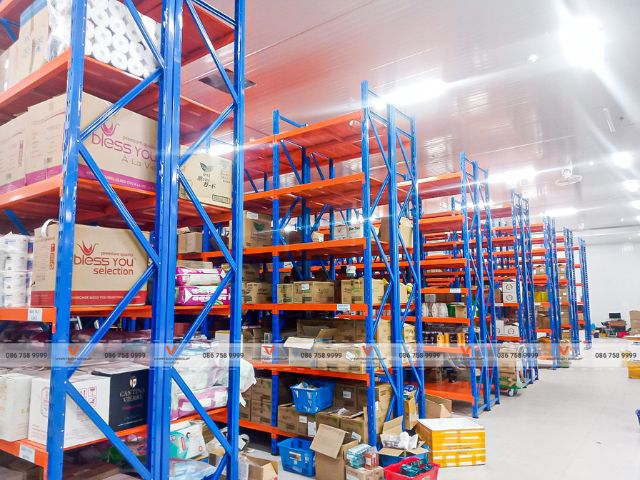 Food warehouse racking