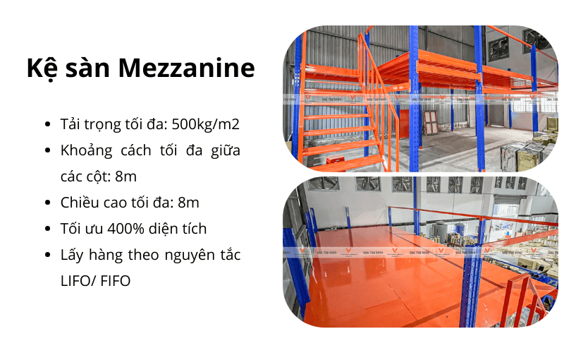 kệ sàn mezzanine