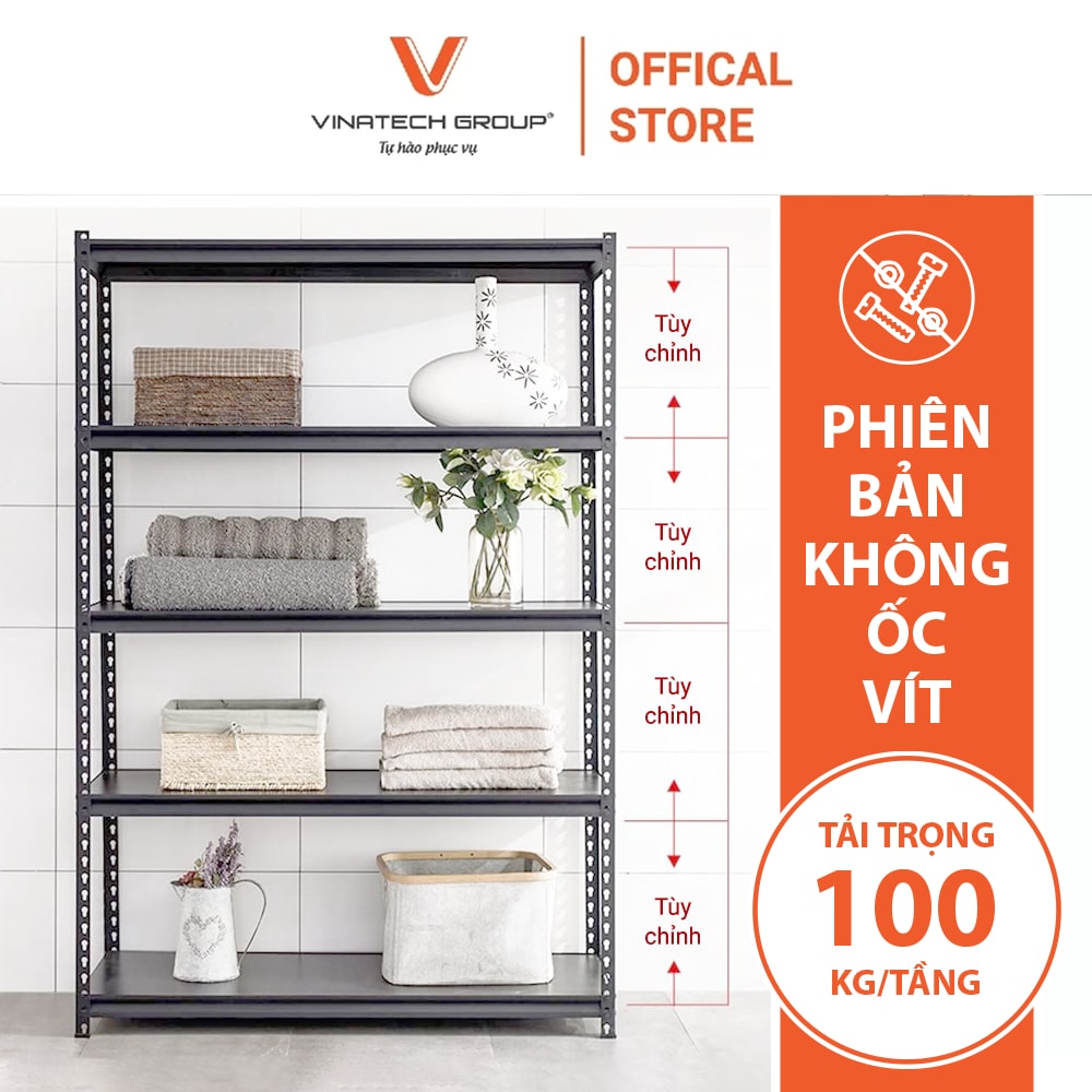 Mẫu kệ sắt V lỗ 5 tầng lắp ráp giá rẻ, giao toàn quốc