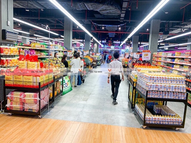 kệ siêu thị tại siêu thị AEON tỉnh Bình Dương 5