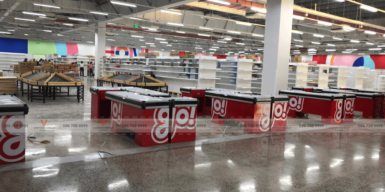 kệ siêu thị GO! tại huyện Nhơn Trạch tỉnh Đồng Nai 2