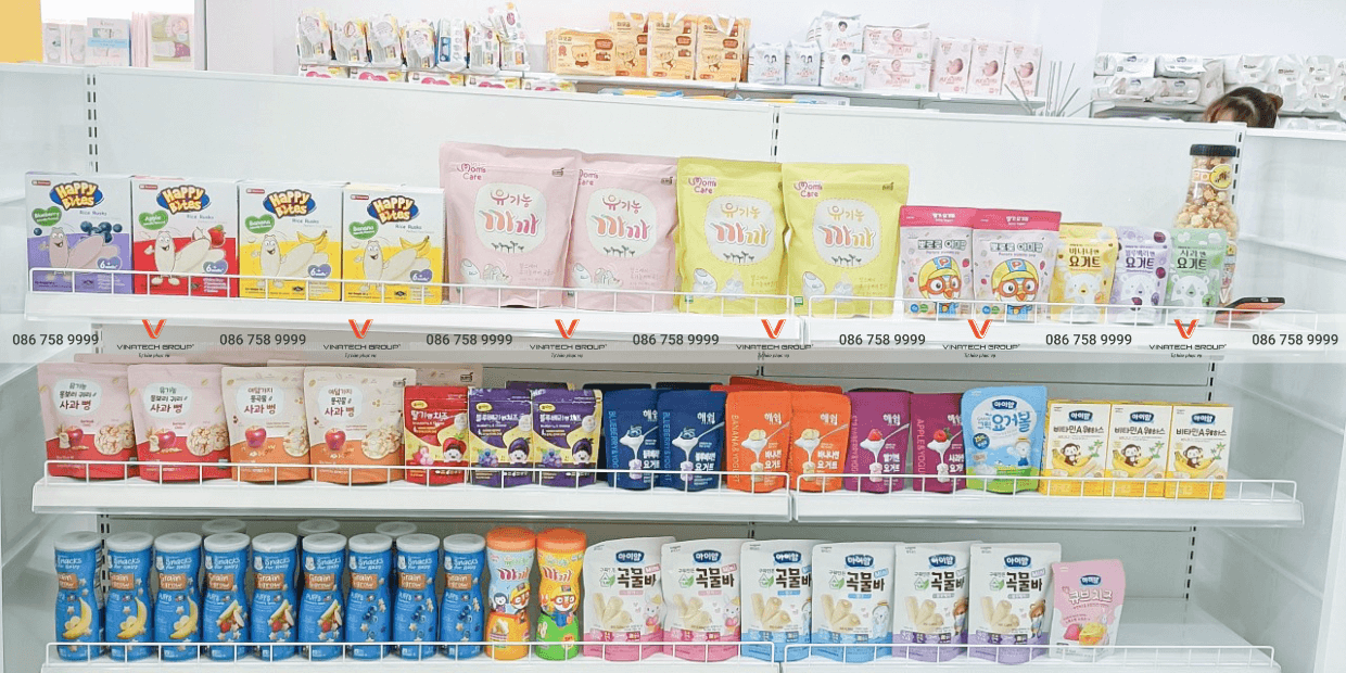 kệ siêu thị tại siêu thị sữa Trường Thọ tỉnh Bình Phước 1