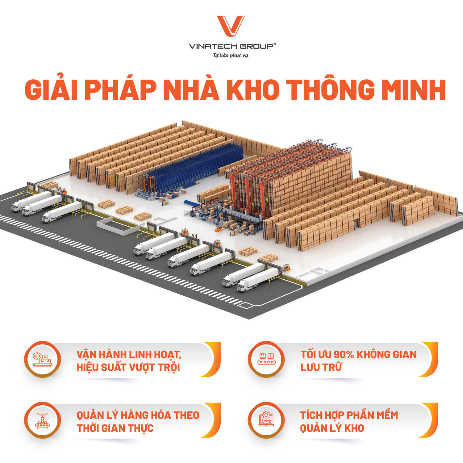 Giải pháp kho tự động Vinatech Group