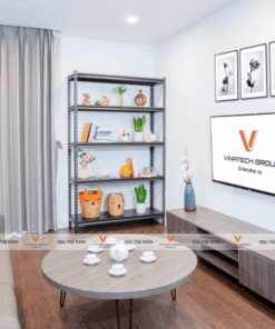 Kệ sắt đen V lỗ Vinatech