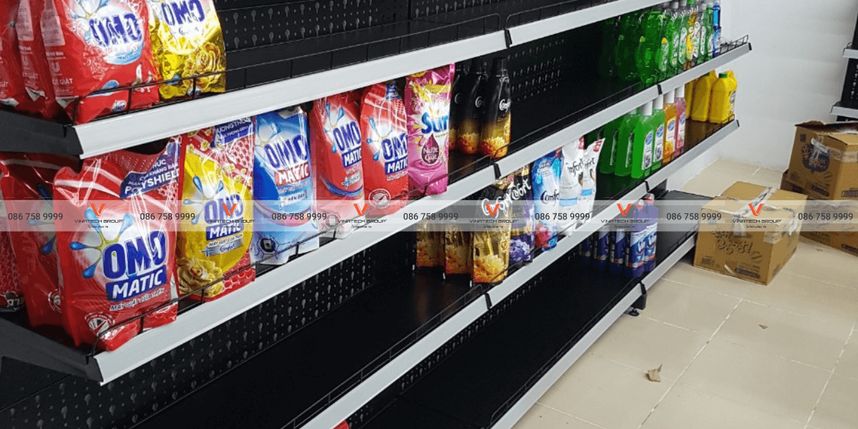 Dự án lắp đặt kệ siêu thị tại siêu thị Winmart+ tỉnh Thừa Thiên Huế 1