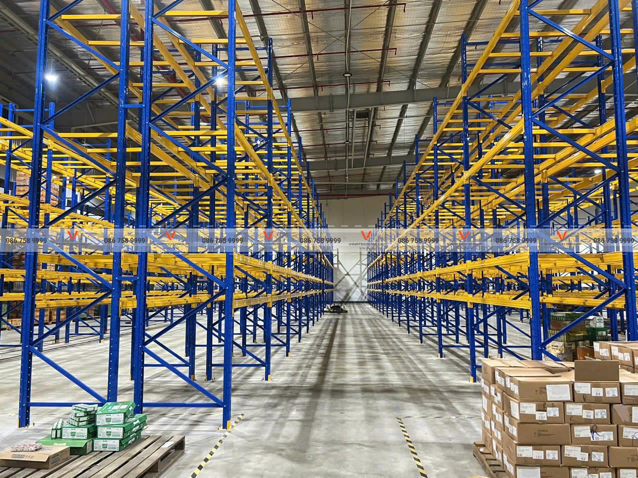 thiết kế kho chứa hàng 