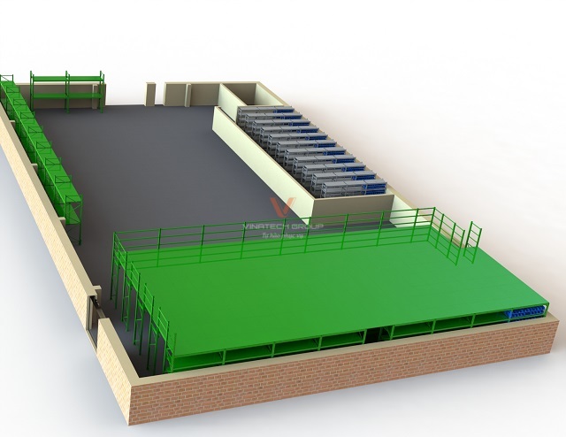 thiết kế kho chứa hàng 