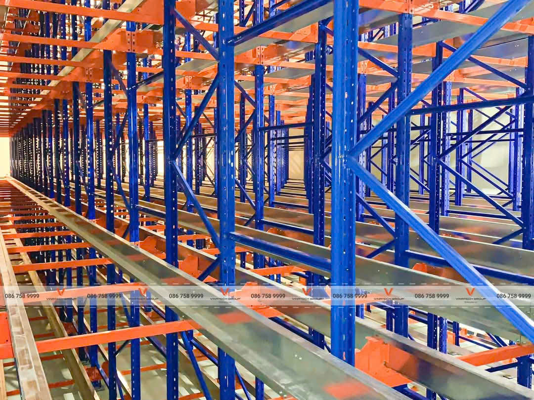 Hoàn thiện dự án kệ Shuttle Two Way cho kho lạnh